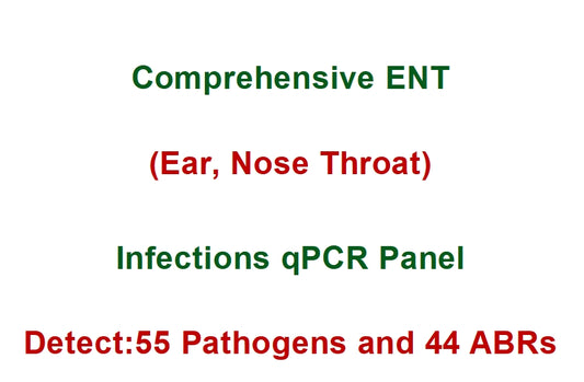 Comprehensive ENT (Ear, Nose Throat) Infections qPCR Panel